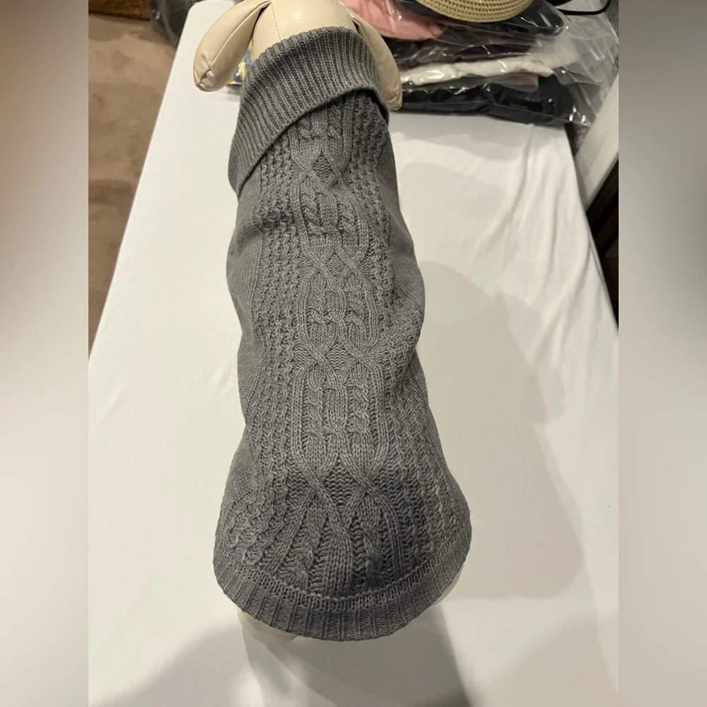 Cable Dog Sweater – Storm Grey | NWOT